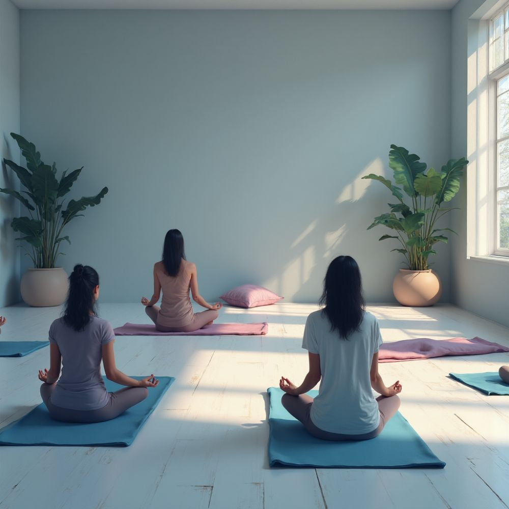 ATELIER-TIBET Zafu de Méditation en Coton Naturel – Confort & Stabilité