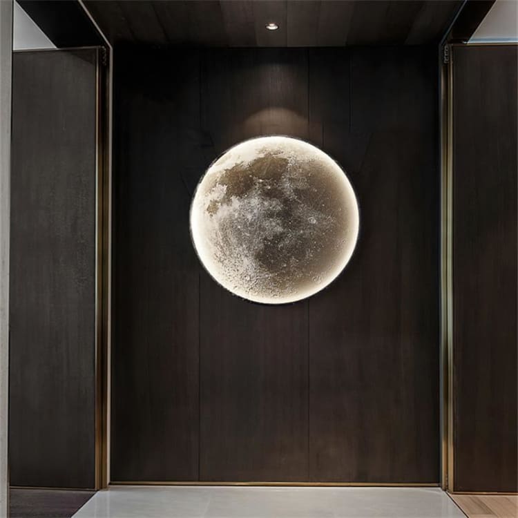 ATELIER-TIBET Applique Murale Lunaire – Lumière Douce & Ambiance Éthérée