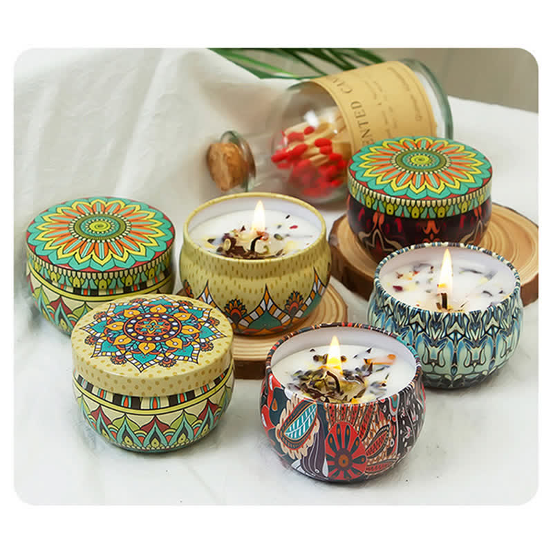 ATELIER-TIBET Bougie Spirituelle en Cire de Soja pour Méditation et Rituels
