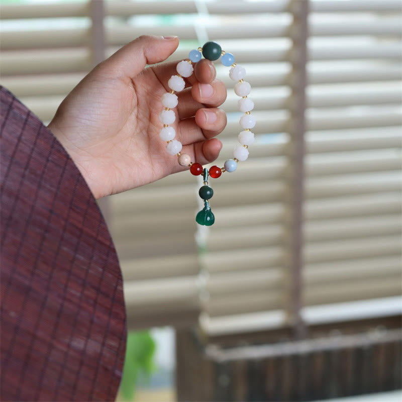 ATELIER-TIBET Bracelet Lotus Graines de Bodhi – Sagesse & Équilibre