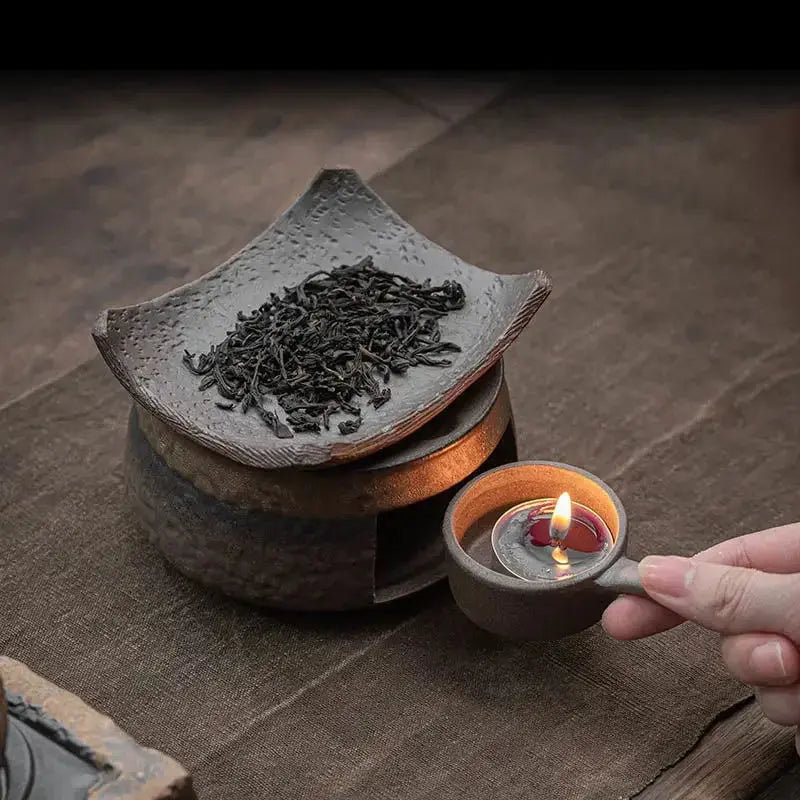 ATELIER-TIBET – Aura Dorée Diffuseur à Chaleur Douce en Fonte Céramique