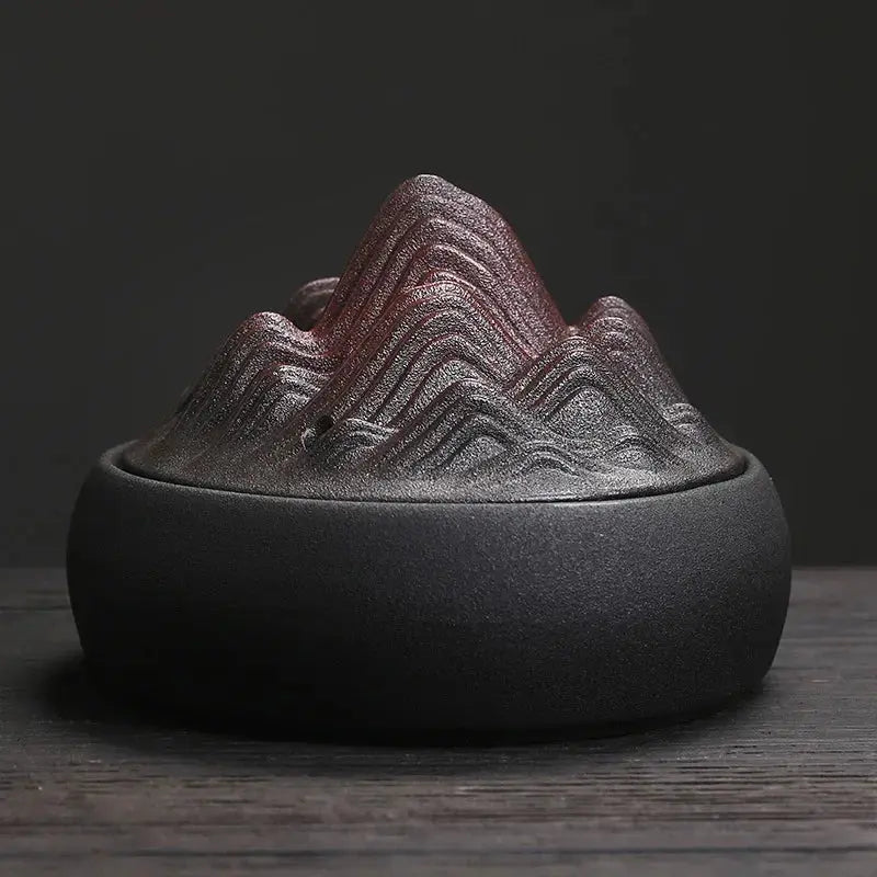 ATELIER-TIBET – Brûleur d’Encens Montagne en Céramique, Élégance & Quiétude