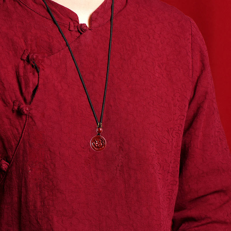 ATELIER-TIBET – Collier Zodiaque Chinois en Cinabre Naturel