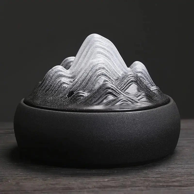 ATELIER-TIBET – Brûleur d’Encens Montagne en Céramique, Élégance & Quiétude