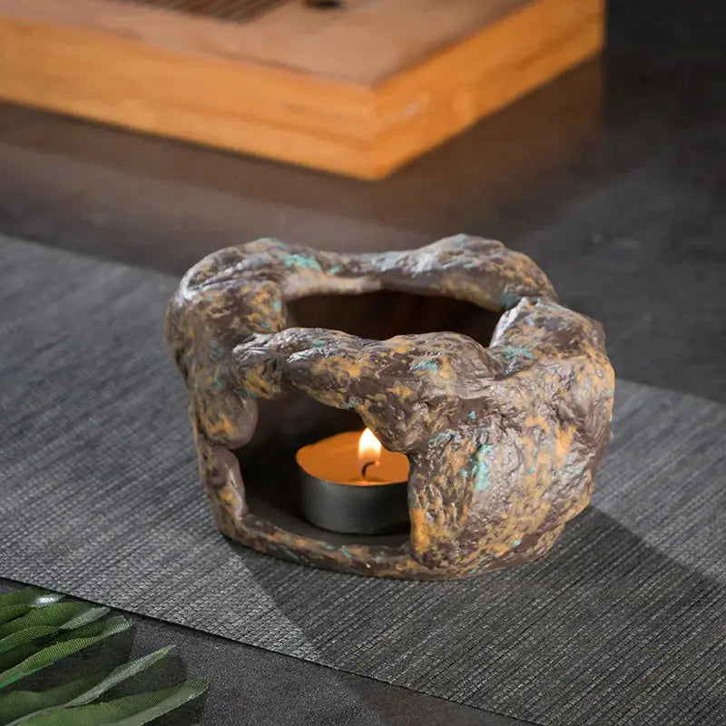 ATELIER-TIBET – Kōhaku Diffuseur à Chaleur Douce en Céramique Japonaise Rétro