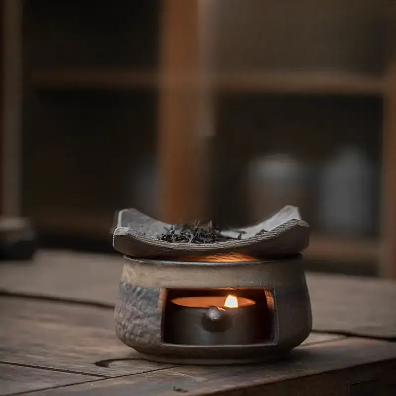 ATELIER-TIBET – Aura Dorée Diffuseur à Chaleur Douce en Fonte Céramique
