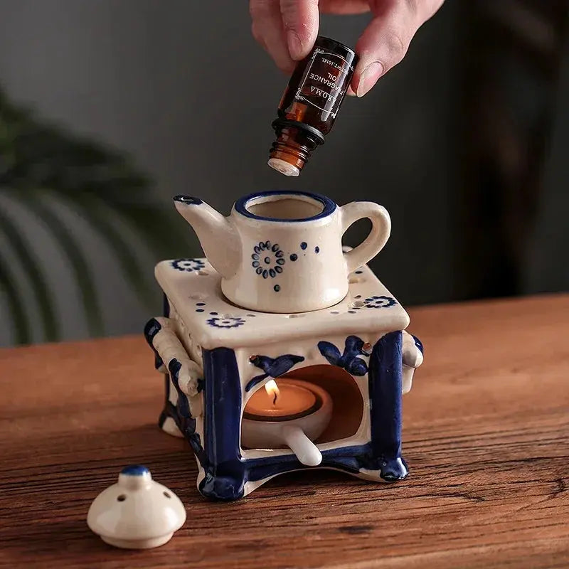 ATELIER-TIBET – Infusion Paisible Diffuseur d’Huiles Essentielles à la Bougie