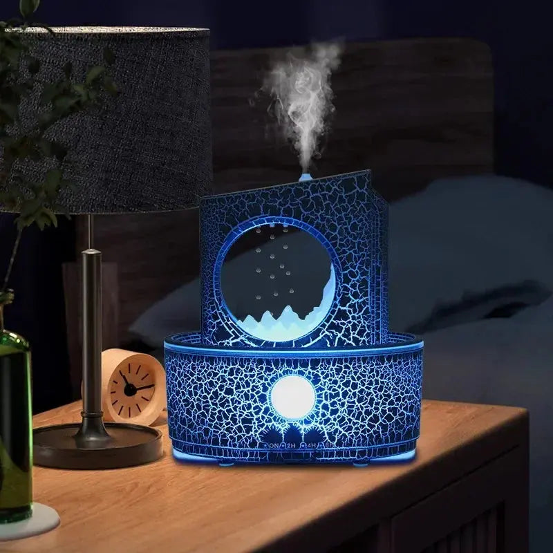 ATELIER-TIBET – Diffuseur Ultrasonique Nuage Pluie LED Zen