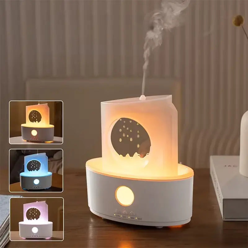 ATELIER-TIBET – Diffuseur Ultrasonique Nuage Pluie LED Zen