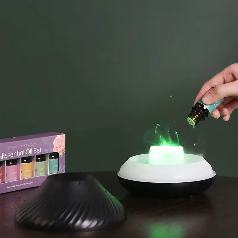 ATELIER-TIBET – Diffuseur d’Huiles Essentielles Ultrasonique Volcanique