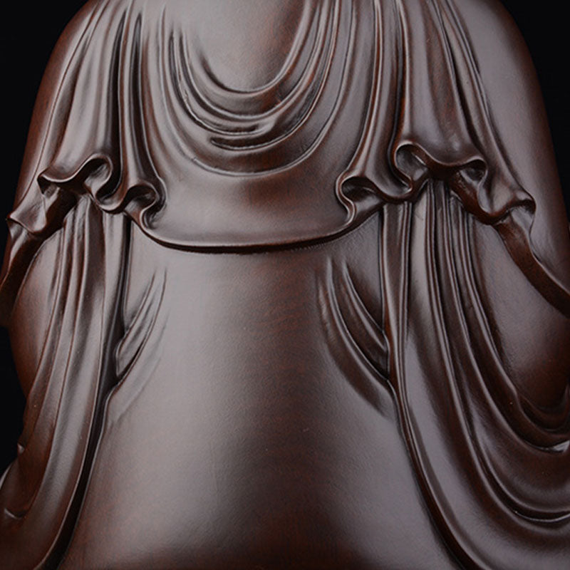 ATELIER-TIBET Pierre Avalokitesvara Ébène Lotus Harmonie Bénédiction Décoration de la Maison