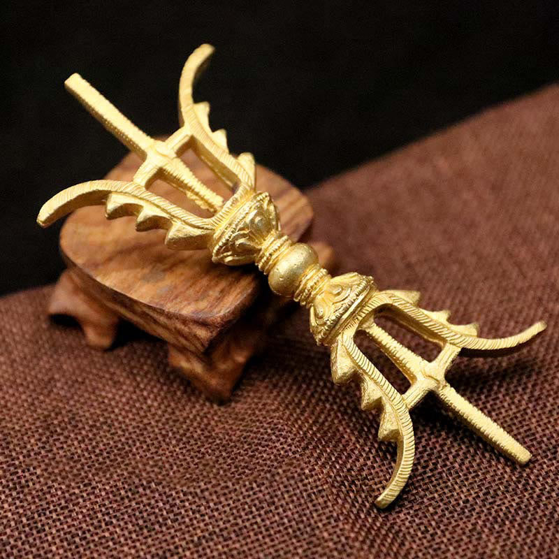 ATELIER-TIBET – Vajra Dorje Tibétain en Cuivre Fait Main au Népal | Décoration Méditation