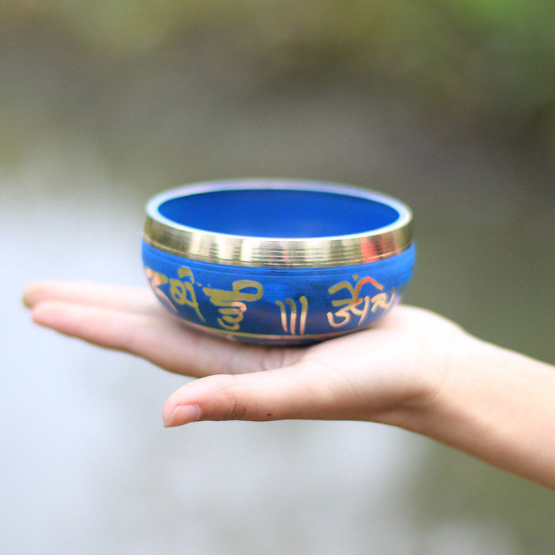 ATELIER-TIBET – Bol Chantant Tibétain en Cuivre pour Méditation et Relaxation | 9,5 cm