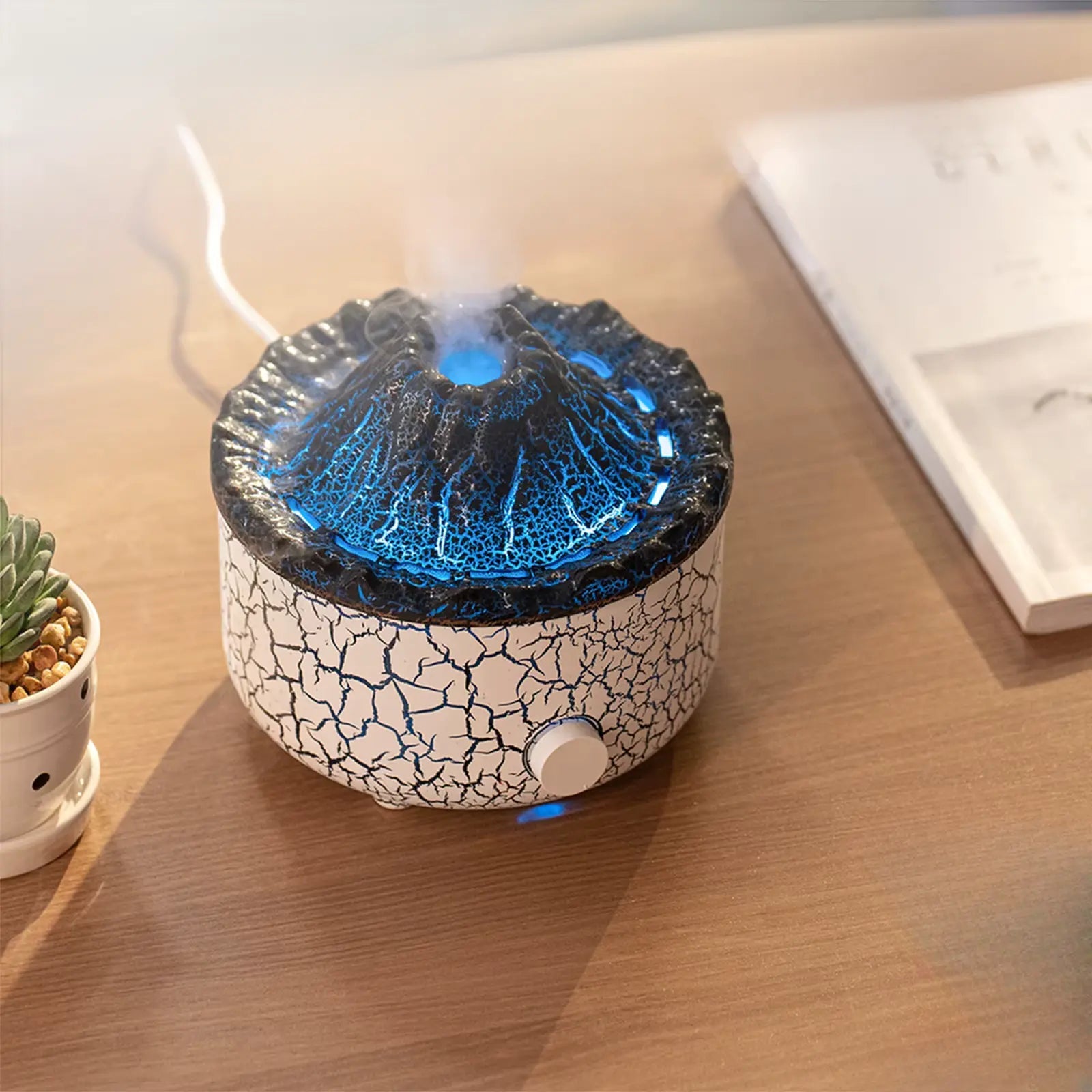 ATELIER-TIBET – Diffuseur d’Huiles Essentielles Effet Flamme Grande Capacité