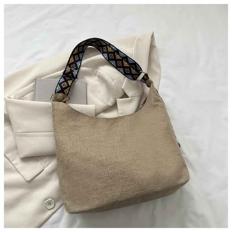 ATELIER-TIBET – Sac à bandoulière bohème femme motif hippie – Polyester – 30 cm