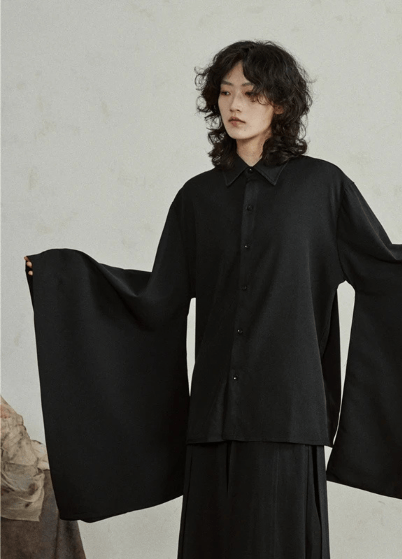 Kimono court femme noir – KURAI