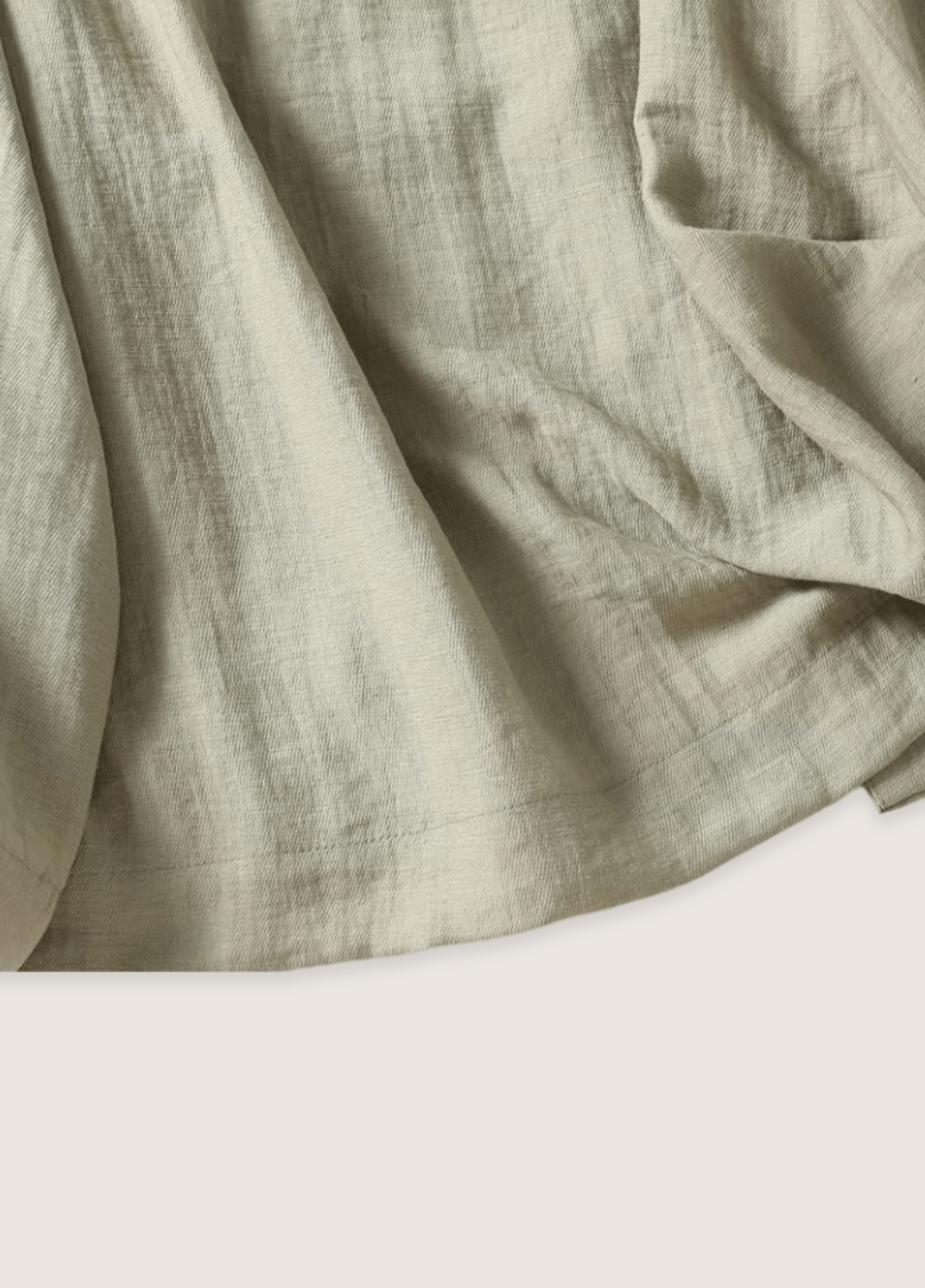 Kimono court femme lin vert