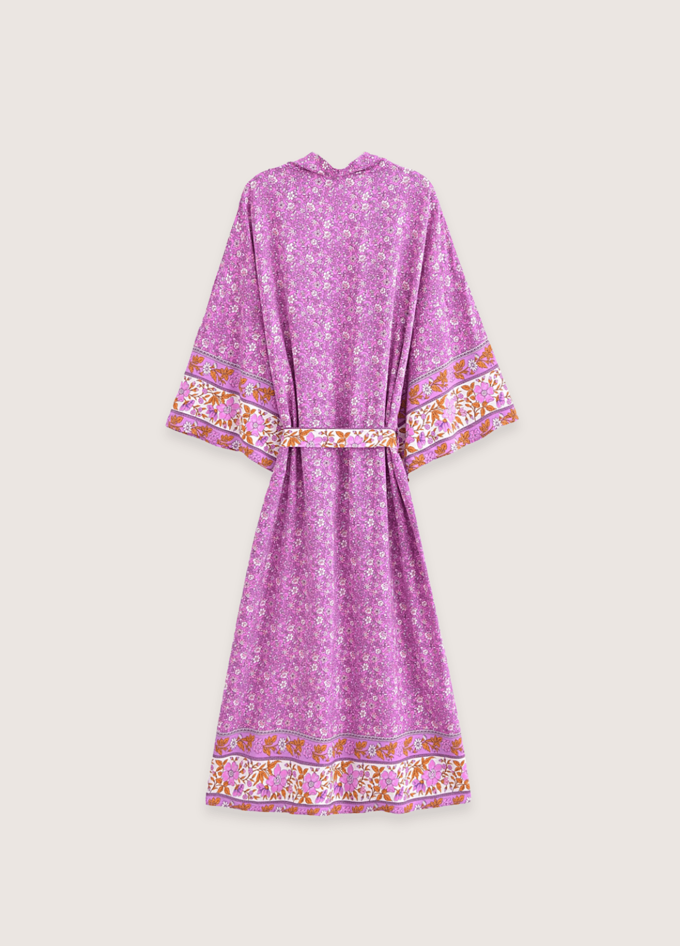 Kimono long femme floral rose – Floral Fuchsia