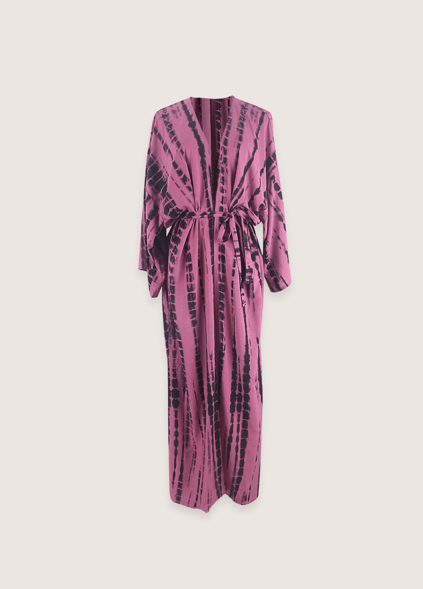 Kimono long femme viscose motif vague – Tie Dye