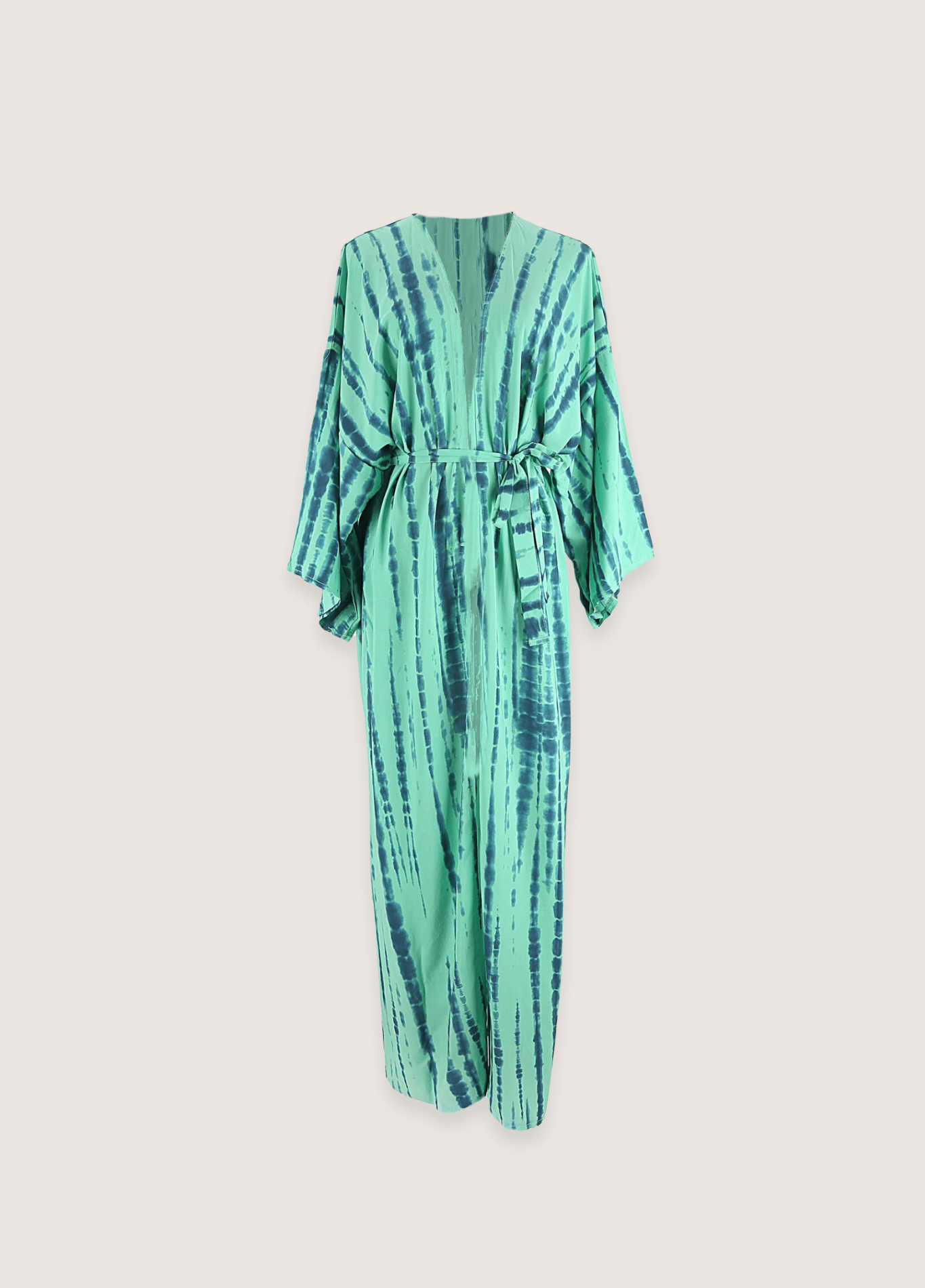 Kimono long femme viscose motif vague – Tie Dye