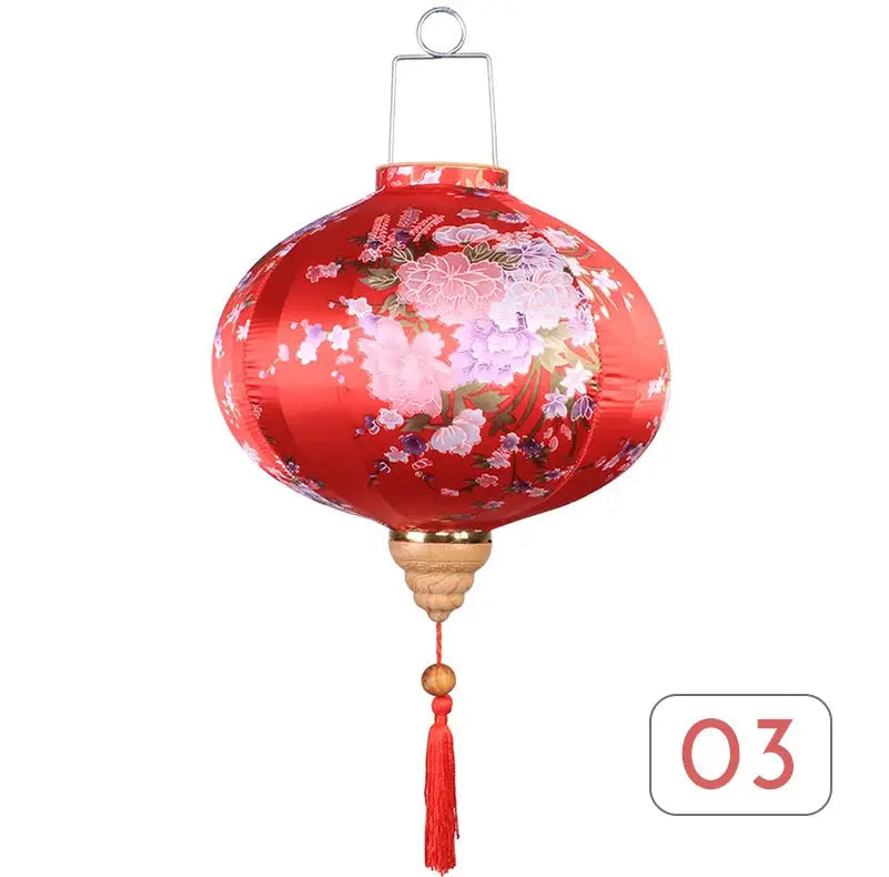 ATELIER-TIBET – Lanterne Murale Japonaise en Soie Traditionnelle