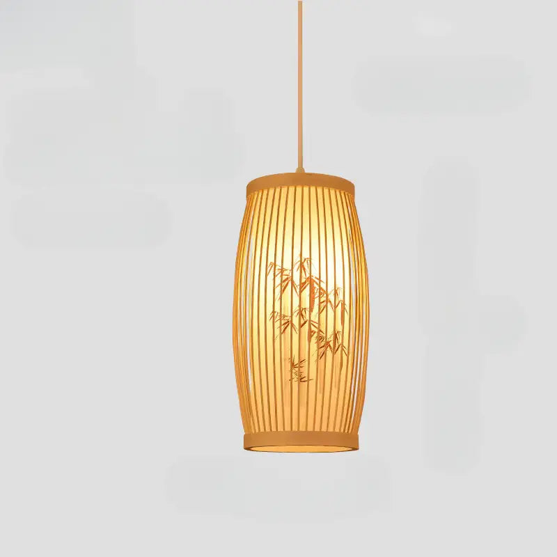 ATELIER-TIBET – Lanterne Japonaise Traditionnelle en Bambou