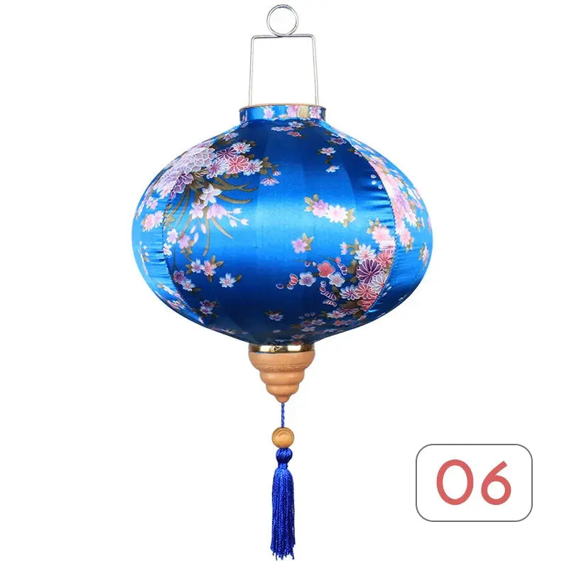 ATELIER-TIBET – Lanterne Murale Japonaise en Soie Traditionnelle