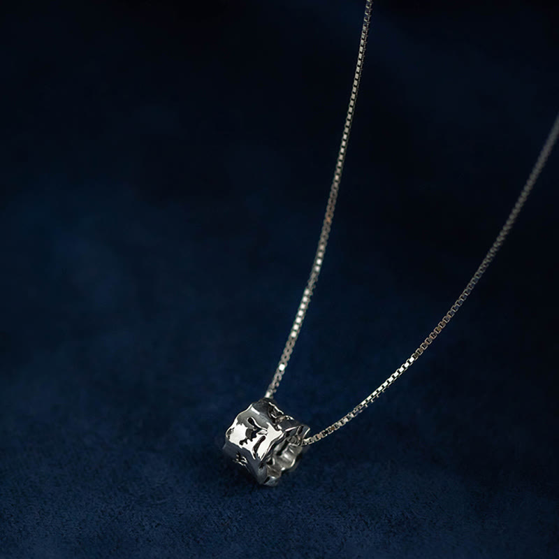 ATELIER-TIBET – Collier Om Mani Padme Hum en Argent Sterling 925