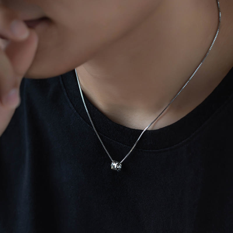 ATELIER-TIBET – Collier Om Mani Padme Hum en Argent Sterling 925