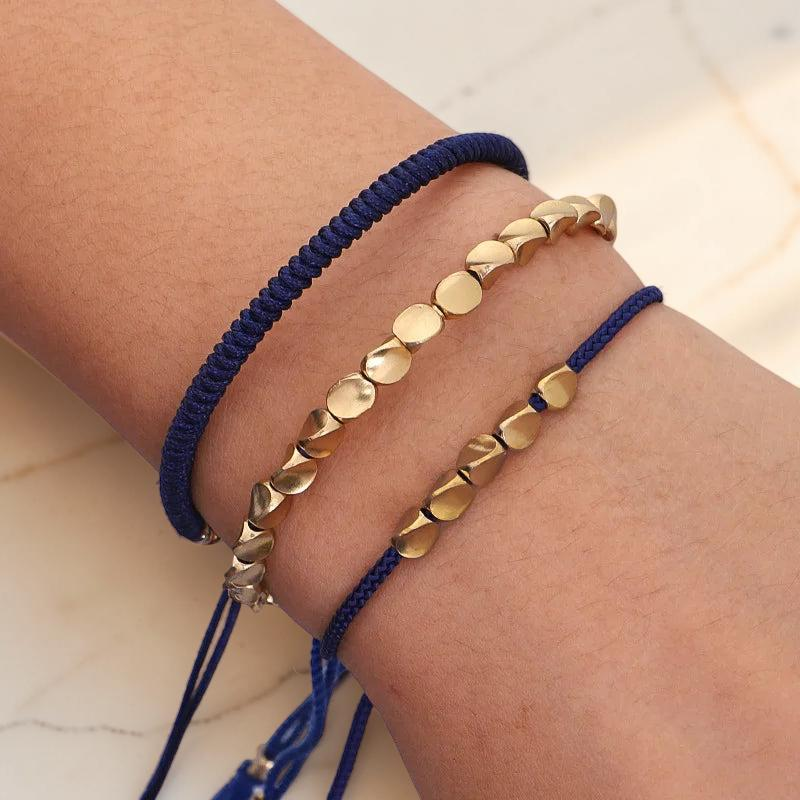 ATELIER-TIBET – Bracelet Cordon Cuivre – Pulse Paix