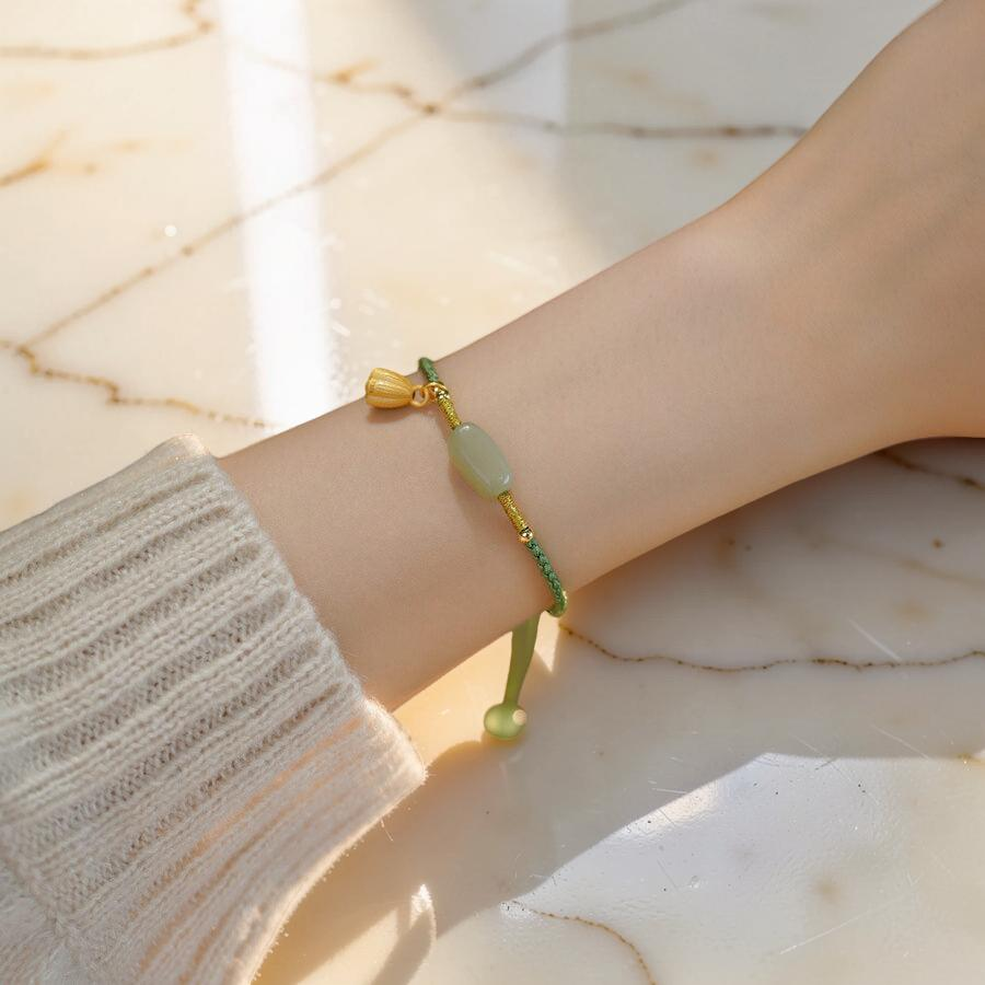 ATELIER-TIBET – Bracelet Jade – Éveil Spirituel