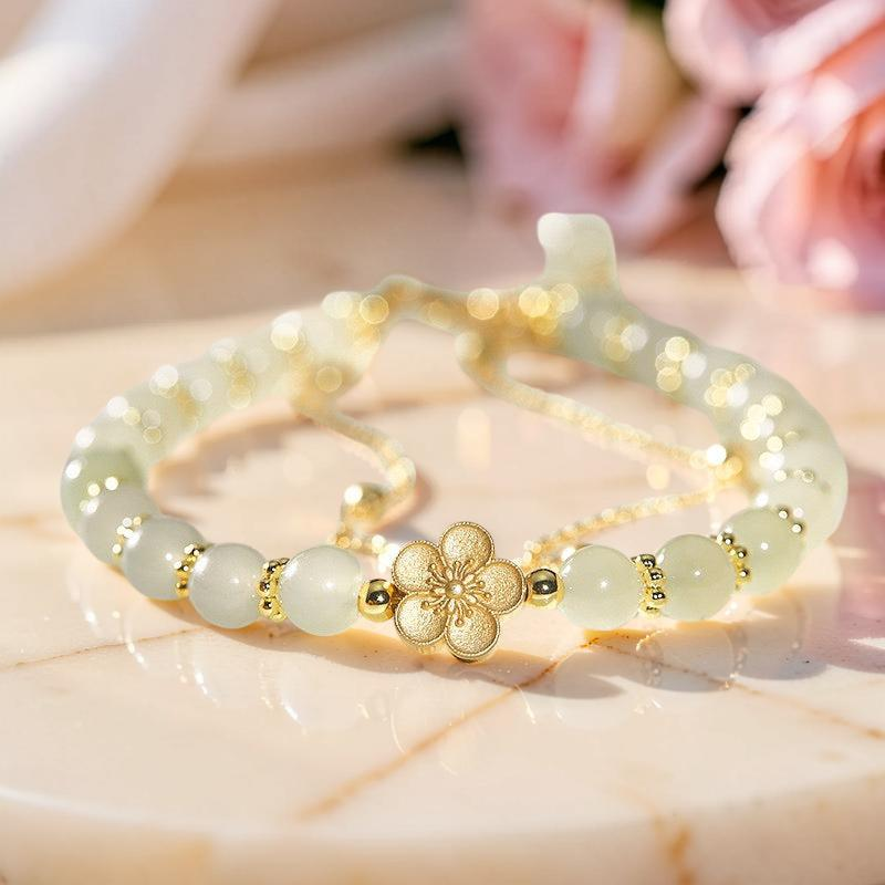 ATELIER-TIBET – Bracelet Jade – Caresse de Sakura
