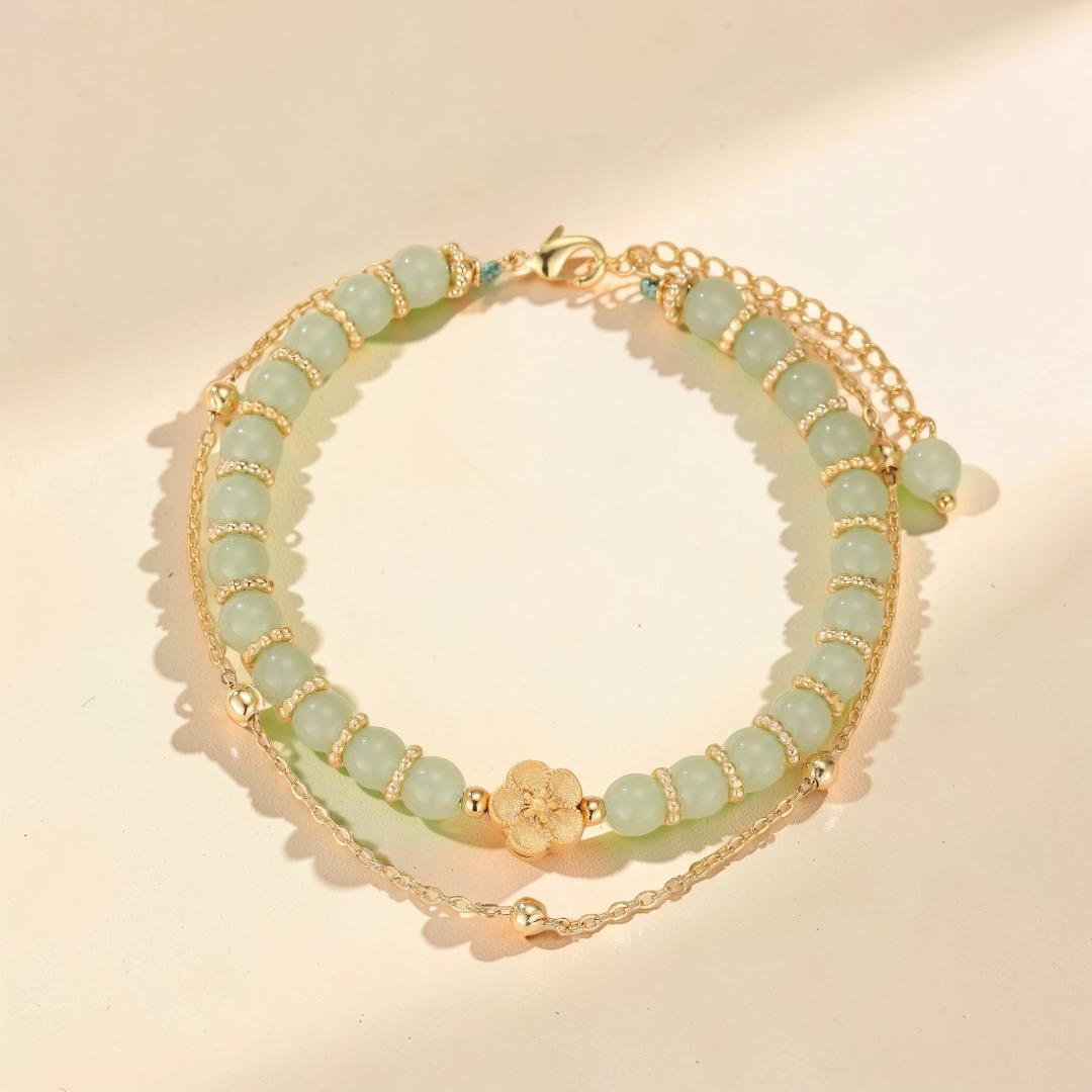 ATELIER-TIBET – Bracelet Jade – Caresse de Sakura