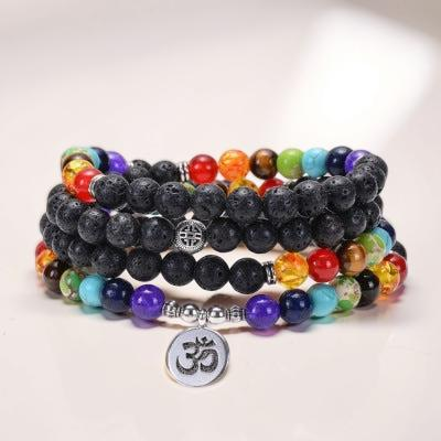 ATELIER-TIBET – Mâlâ 108 Perles – Zenitude, Pierre de Lave