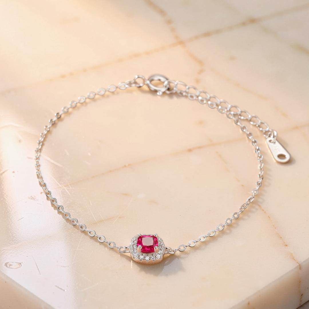 ATELIER-TIBET – Bracelet Cornaline – Douceur Impérial, Argent