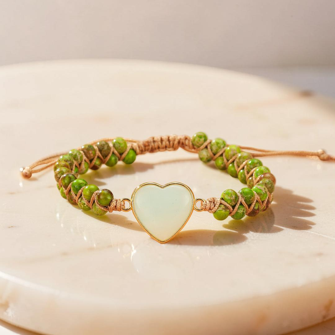ATELIER-TIBET – Bracelet Jaspe – Amour Vibrant