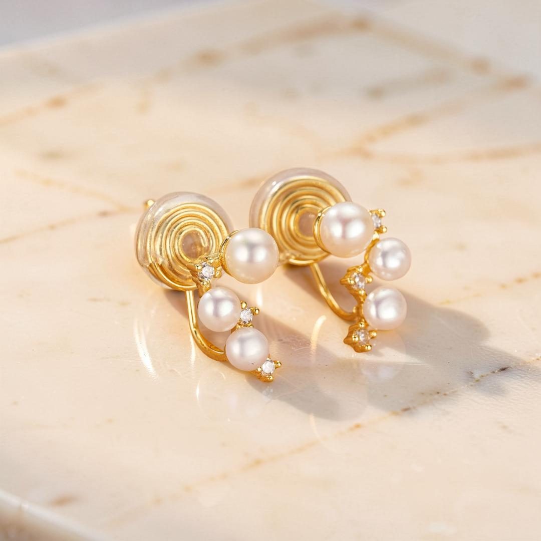 ATELIER-TIBET – Boucles d’Oreilles Perle – Galaxie d’Éclats