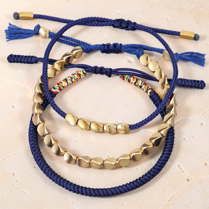 ATELIER-TIBET – Bracelet Cordon Cuivre – Pulse Paix