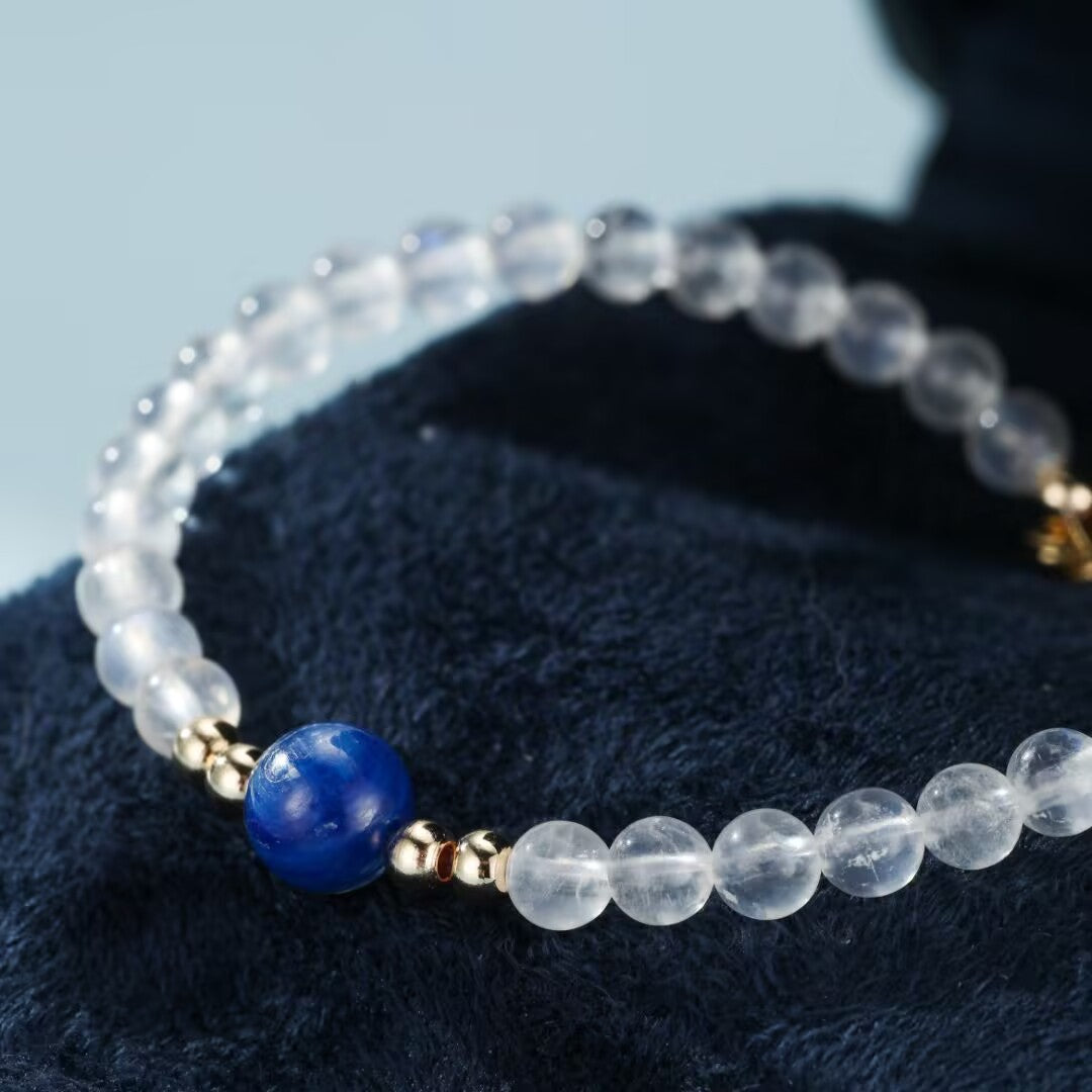 ATELIER-TIBET – Bracelet Pierre de Lune – Voyage Stellaire