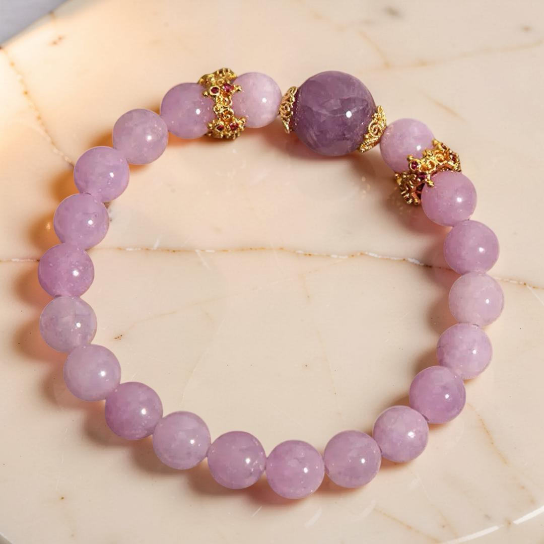 ATELIER-TIBET – Bracelet Améthyste – Sagesse Royale