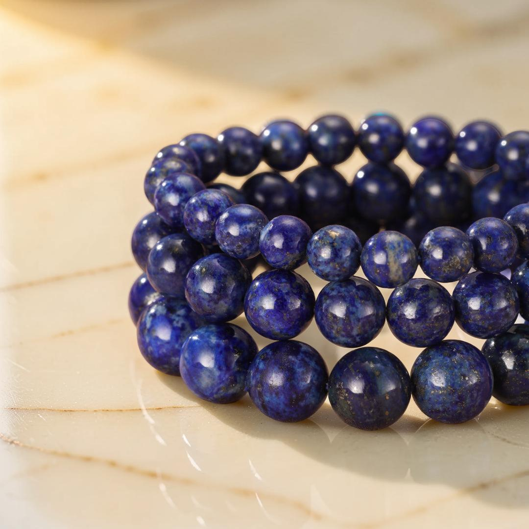 ATELIER-TIBET – Bracelet Lapis Lazuli – Éclat Céleste