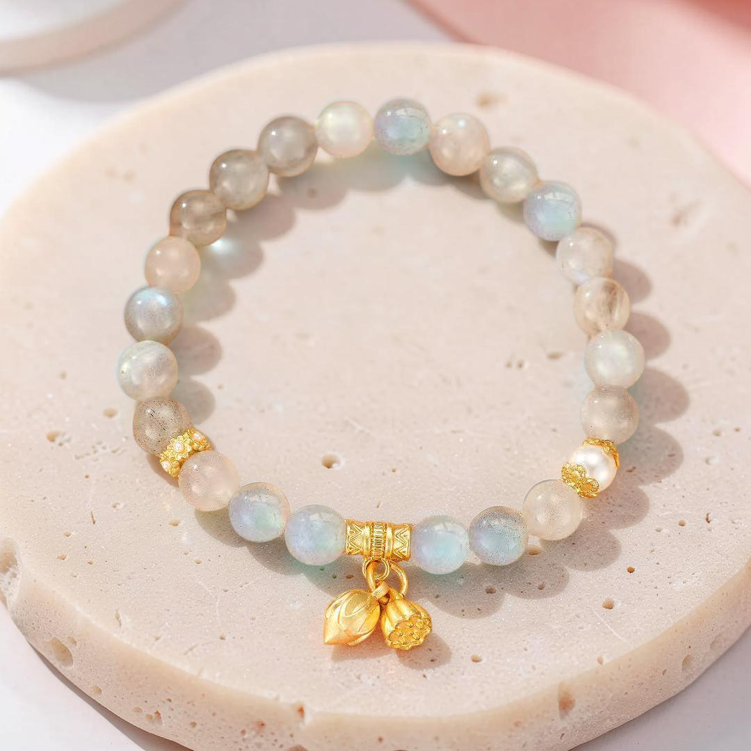 ATELIER-TIBET – Bracelet Labradorite – Graines de Sérénité