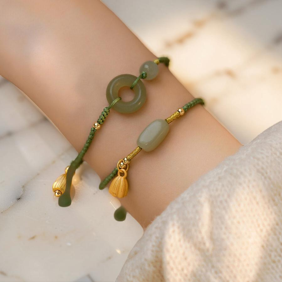 ATELIER-TIBET – Bracelet Jade – Éveil Spirituel