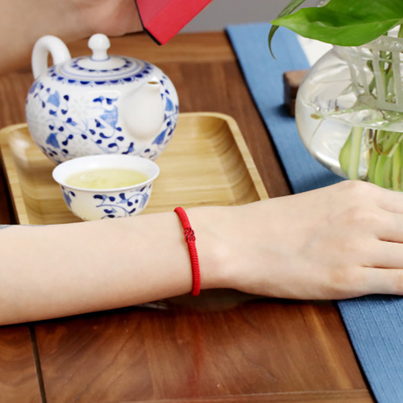 ATELIER-TIBET – Bracelet Fil Rouge – Protection et Chance