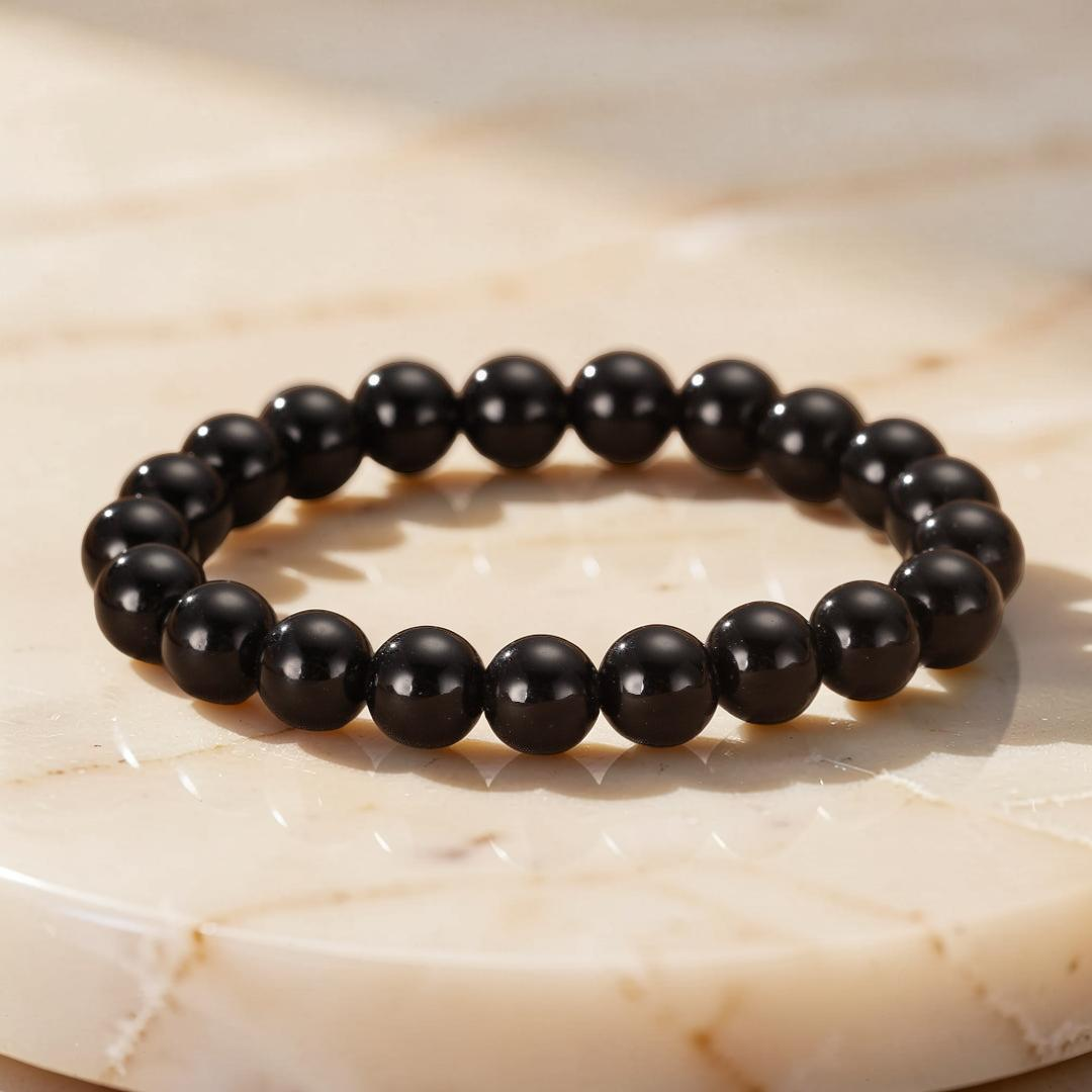ATELIER-TIBET – Bracelet Obsidienne – Force Silencieuse