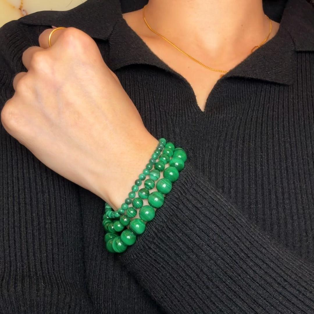 ATELIER-TIBET – Bracelet Malachite – Force Végétale