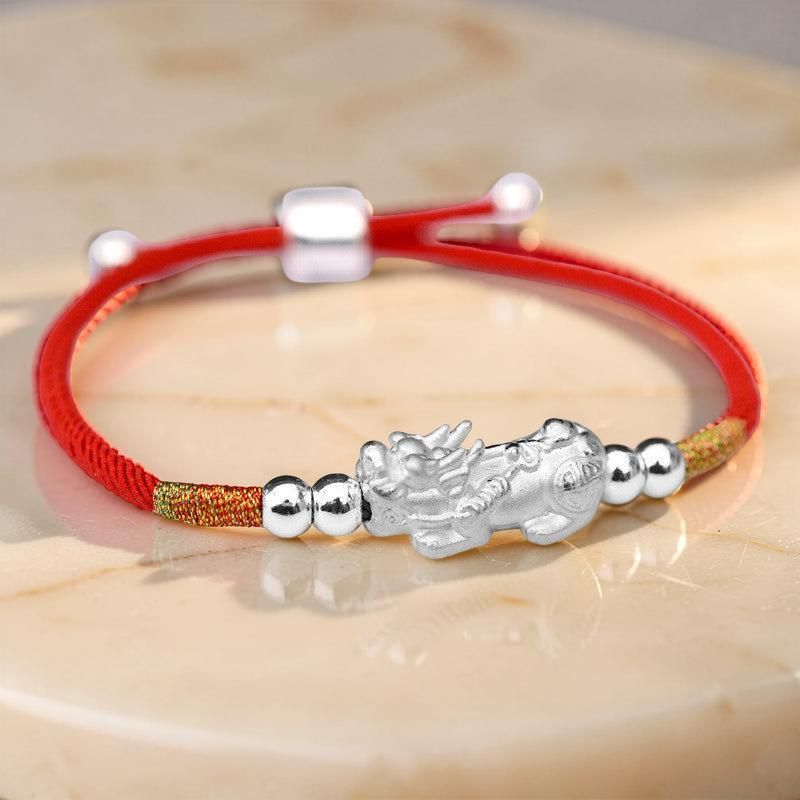 ATELIER-TIBET – Bracelet Pi Xiu - Mythique, Fil Rouge