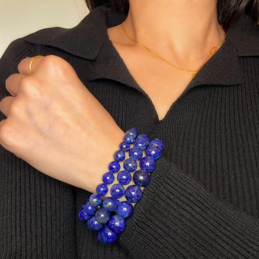 ATELIER-TIBET – Bracelet Lapis Lazuli – Éclat Céleste