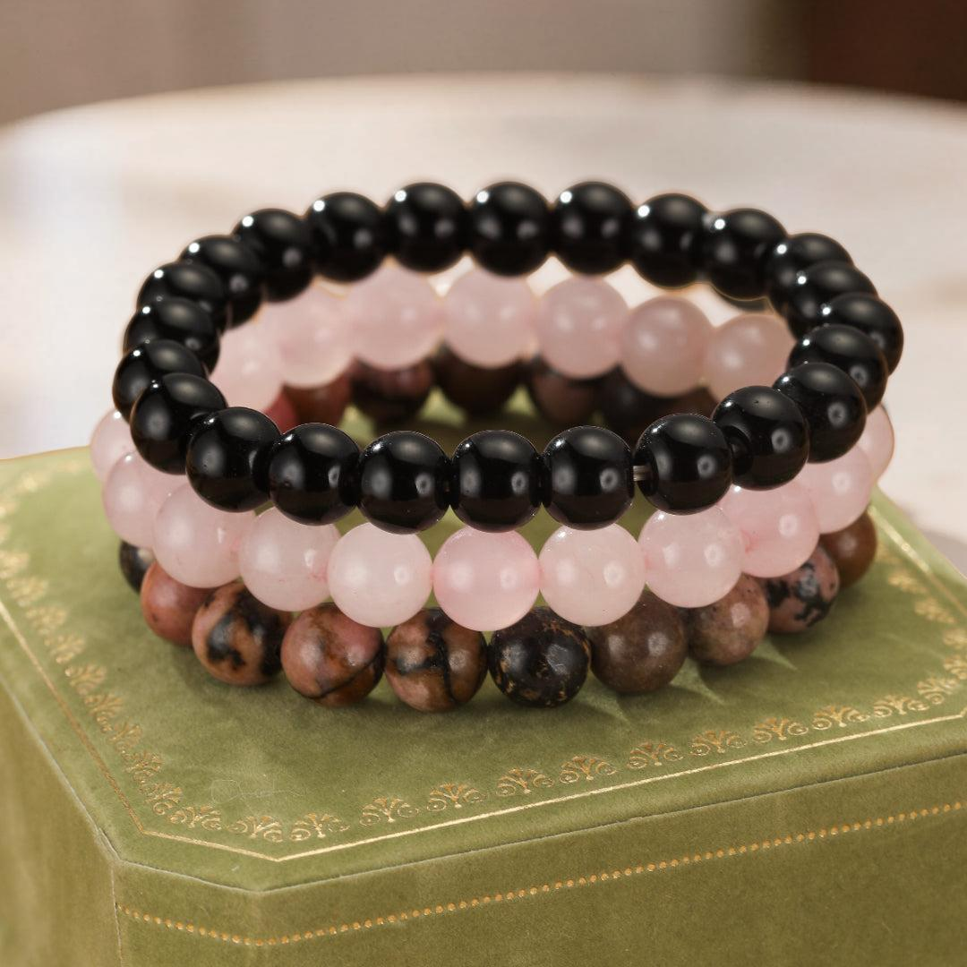 ATELIER-TIBET – Bracelet en Pierres Naturelles - Trio