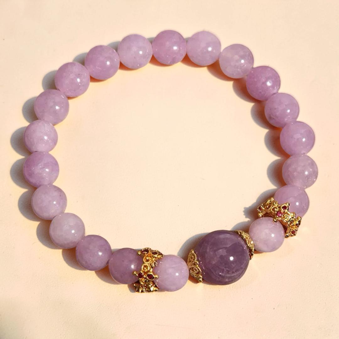 ATELIER-TIBET – Bracelet Améthyste – Sagesse Royale